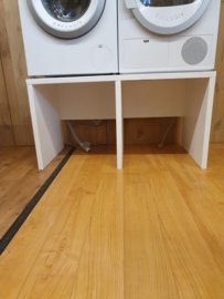 Wasmachineverhoger wit 120x64x60