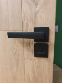 Intersteel roz WC vierkant mat zwart