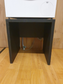 Wasmachineverhoger zwart 60x64x60