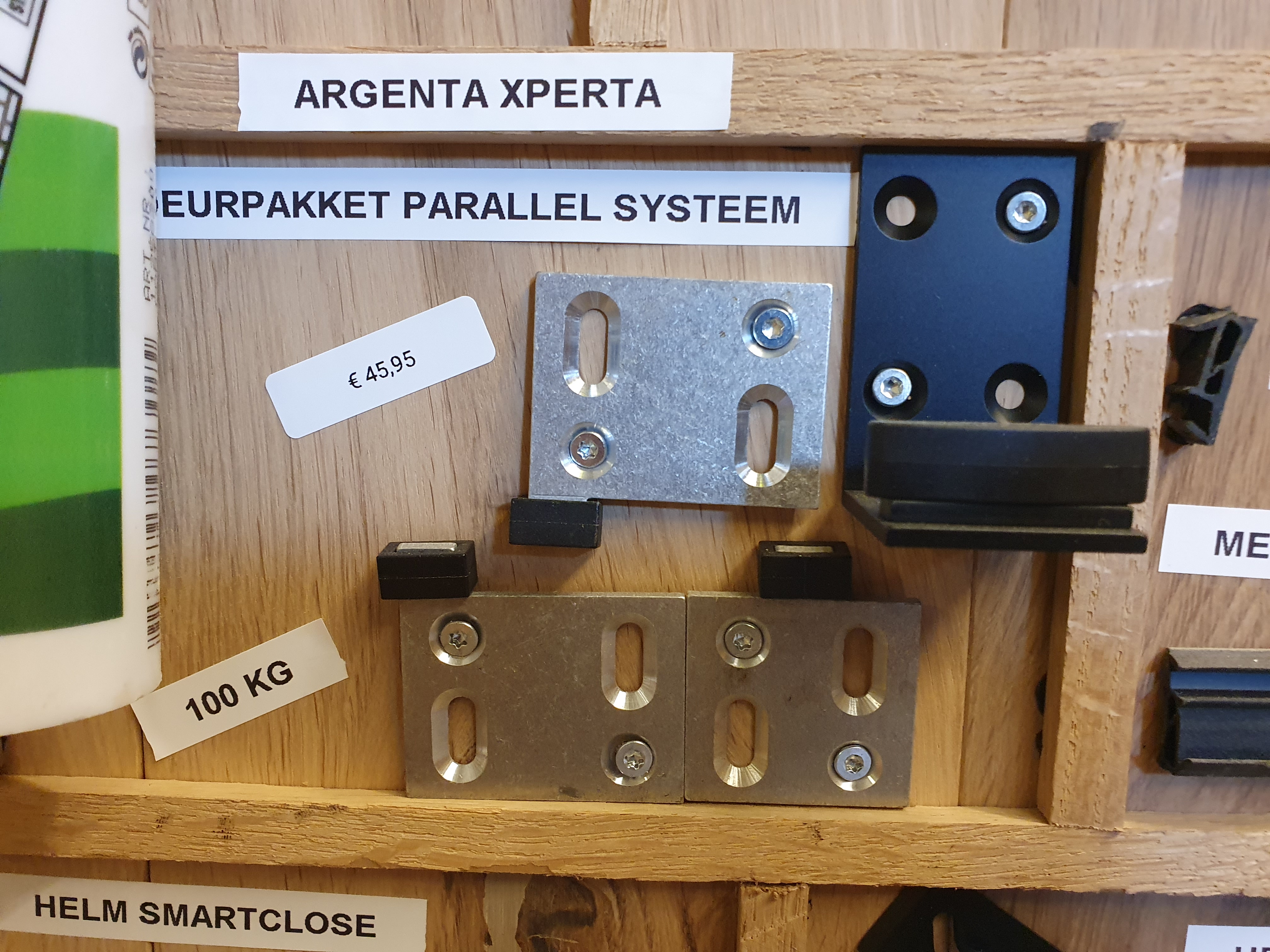 Argenta Xperta deurpakket parralel systeem 2 deuren
