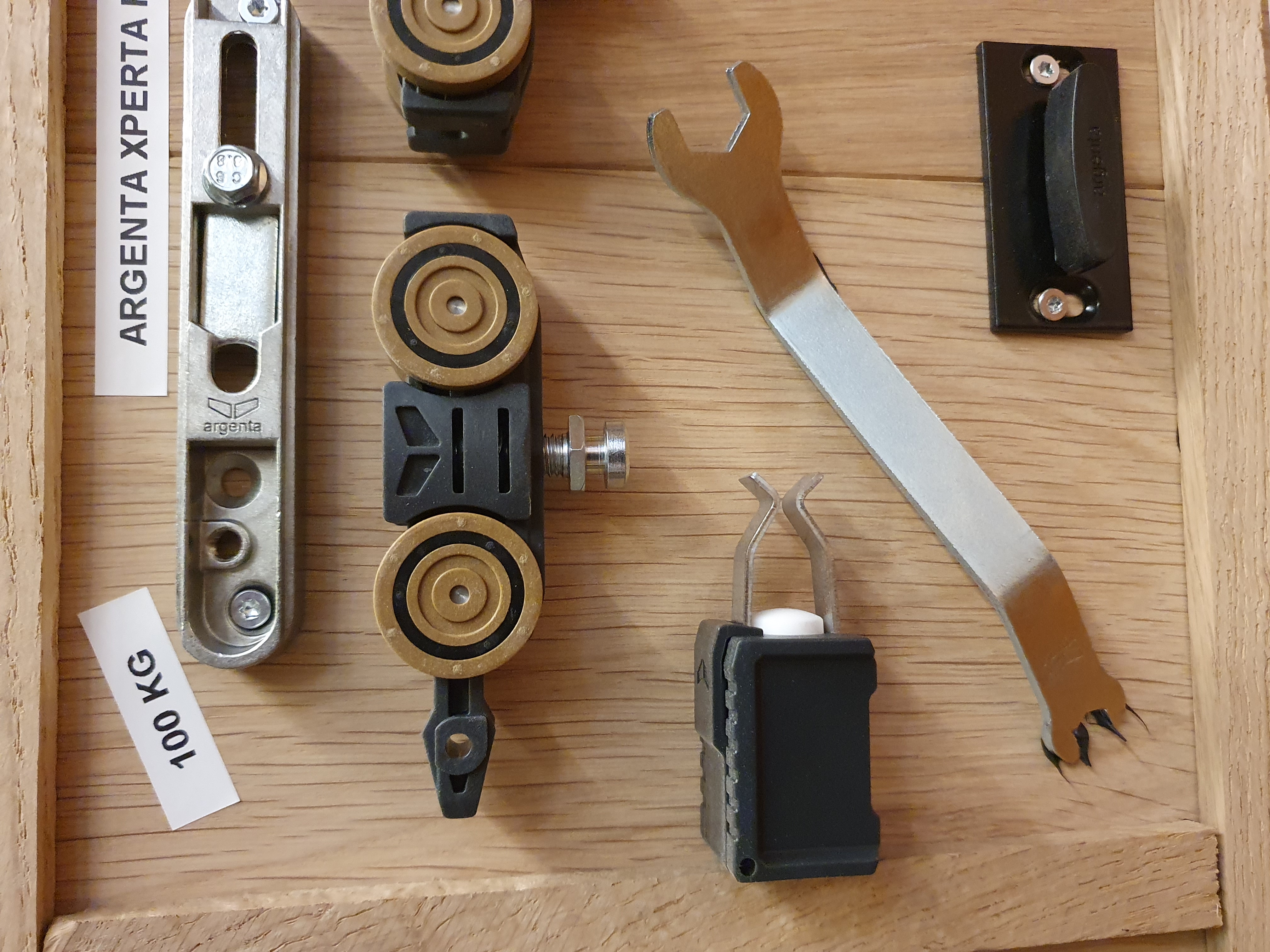 Argenta Xperta hangrolset deurophanging inbouw
