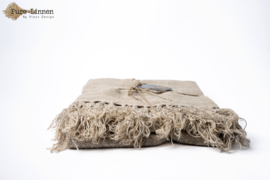 Plaid 100% Linnen Delilah 130x190 Naturel