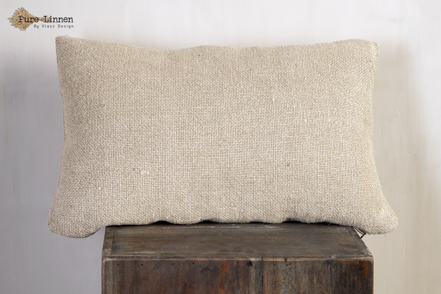 Sierkussen 100% linnen "Rachel" Naturel incl. binnen kussen 30x50cm