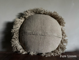 Linnen Sierkussen Teresa 40cm Rond