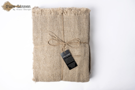 Tafelkleed Recht 100% linnen "Julia"  Naturel