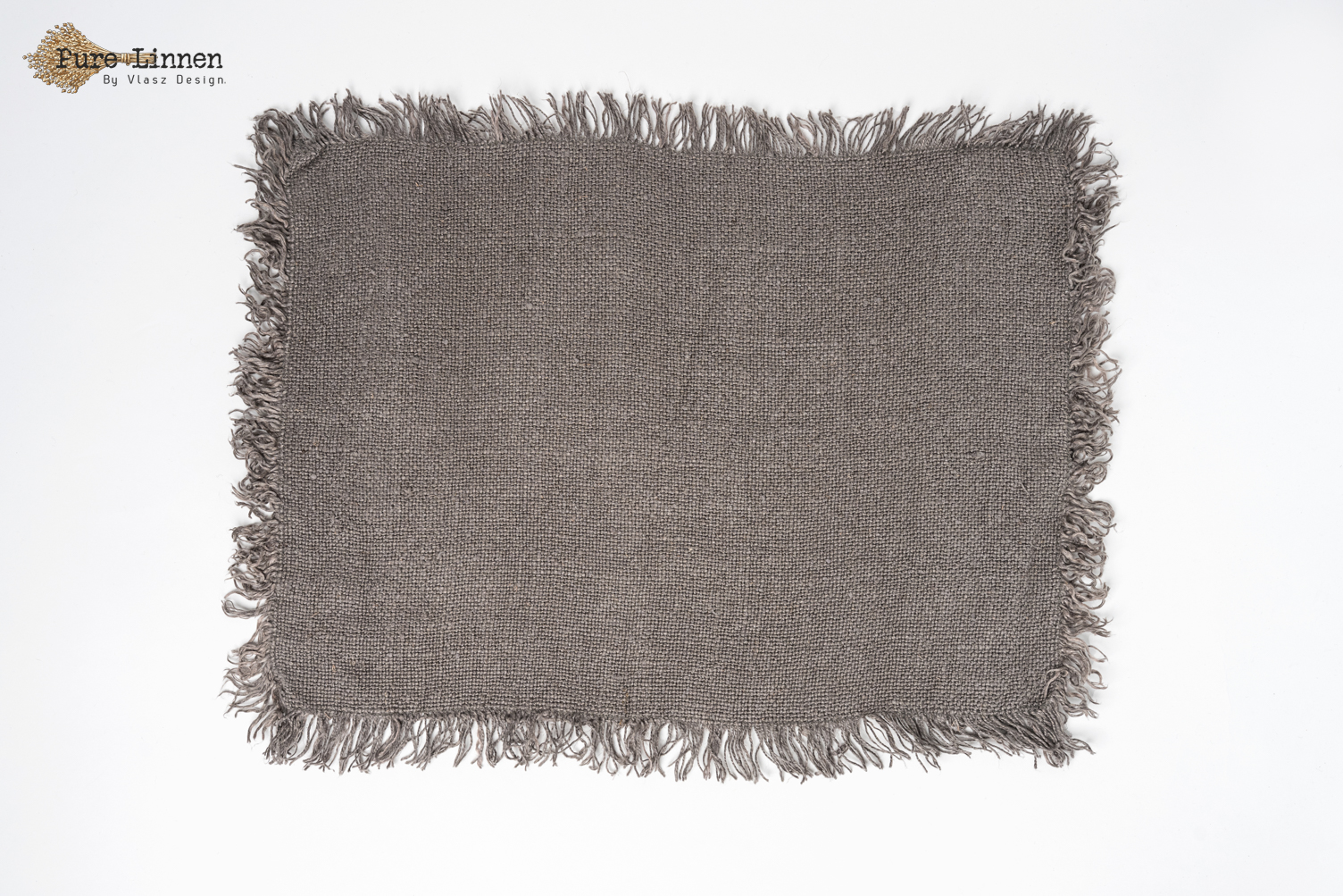 placemats  Recht  100% linnen "Edna"  Grey