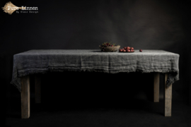 Tafelkleed Recht 100% linnen  "Hagar"  StoneWashed