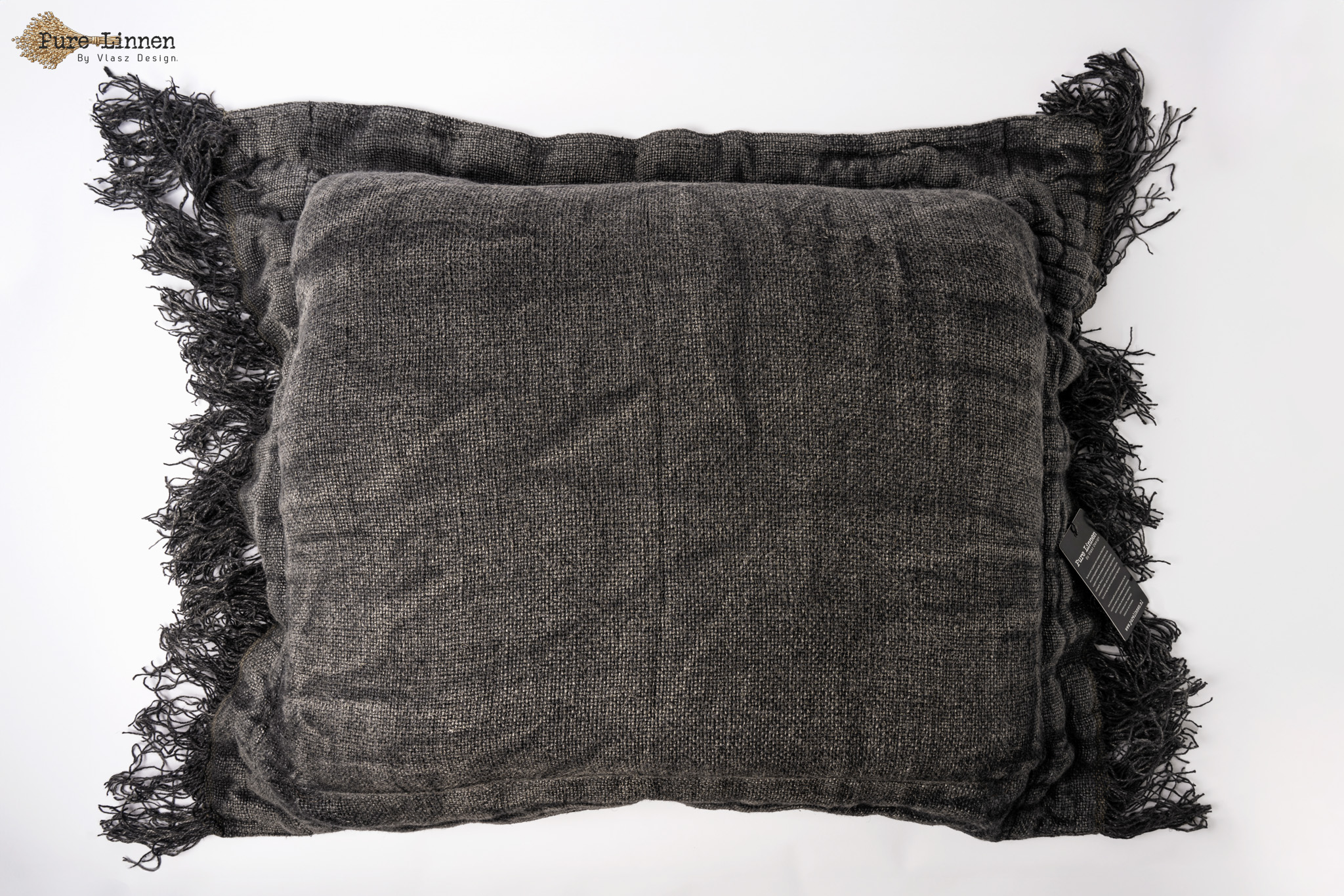 Sierkussen 100% linnen "Ruth" Stonewash incl. binnen kussen 70x70cm