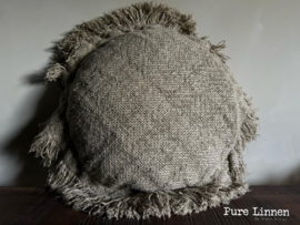 Linnen Sierkussen Teresa 70cm Rond