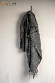 Plaid 100% Linnen Lydia 130x190  stonewash