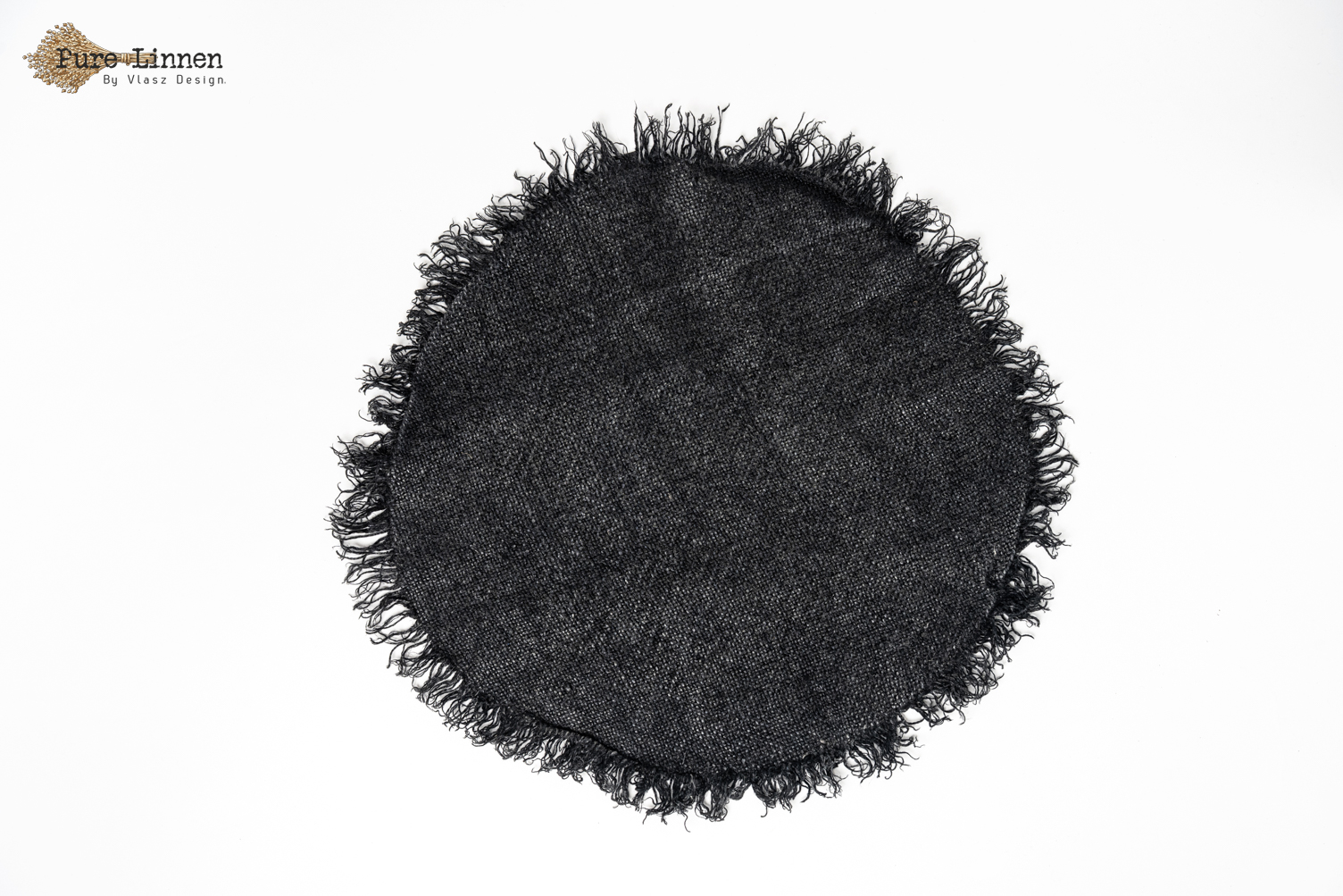 placemats  Rond  100% linnen "Jara"  Stonewash