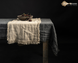 Tafelkleed Recht 100% linnen  "Hagar"  StoneWashed
