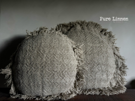 Linnen Sierkussen Teresa 40cm Rond