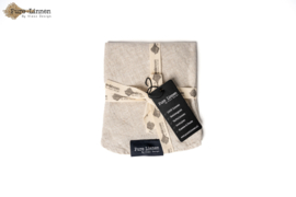Placemat Eve Rond  Set Van 2 Naturel