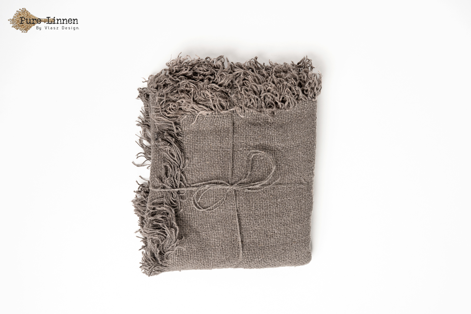 Tafelloper/Tafelrunner 100% linnen  "Dina" Grey