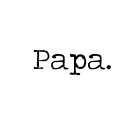 Strijkapplicatie papa