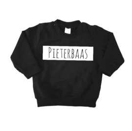 Sweater pieterbaas zwart