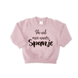 Sweater spanje sinterklaas roze