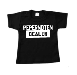 T-shirt pepernoten dealer zwart