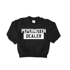 Sweater pepernoten dealer zwart