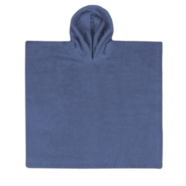 Poncho blauw