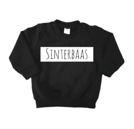 Sweater sinterbaas zwart