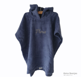 Poncho blauw