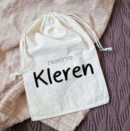 Bewaarzakje reserve kleren