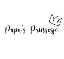 Strijkapplicatie papa's prinsesje