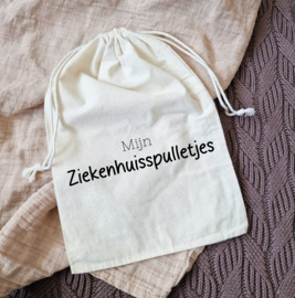 Bewaarzakje ziekenhuisspulletjes