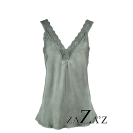 Top Lace Olijf Groen