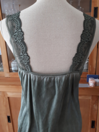 Top Lace Olijf Groen