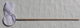 Watervlooien-net 20 cm (0,3 mm) houten steel