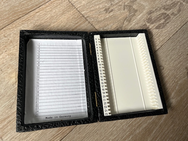 Opbergdoos voor 25 preparaten