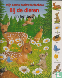 Kartonboek Bij de dieren in het bos