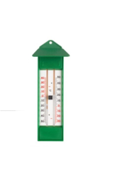 Thermometer min/max groen