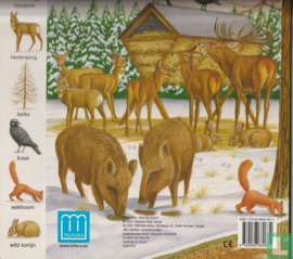 Kartonboek Bij de dieren in het bos