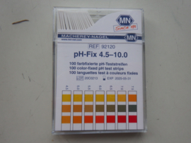 pH fix  4,5 - 10   strookjes Macherey & Nagel