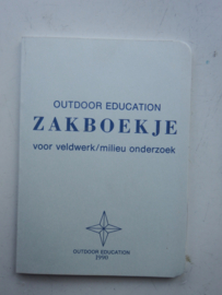 Zakboekje voor veldwerk/milieu onderzoek