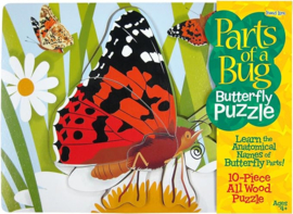 Houten puzzel vlinder Insect Lore