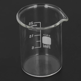 maatbeker glas 25 ml
