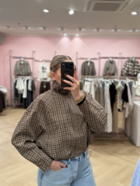 BLOKED JACKET | CHOCO