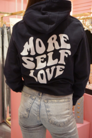 MORE LOVE HOODIE | NAVY BLUE