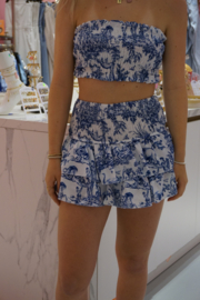 IBIZA SKORT | BLOOM BLUE