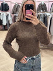 POLLY SWEATER | BROWN