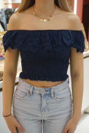 KATE TOP | NAVY BLUE
