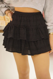 LILLY SKORT | BLACK