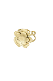 Ring with large flower | gold