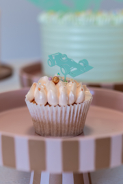 Cupcake topper 'Racewagen'
