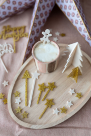 KERST CUPCAKE TOPPERS
